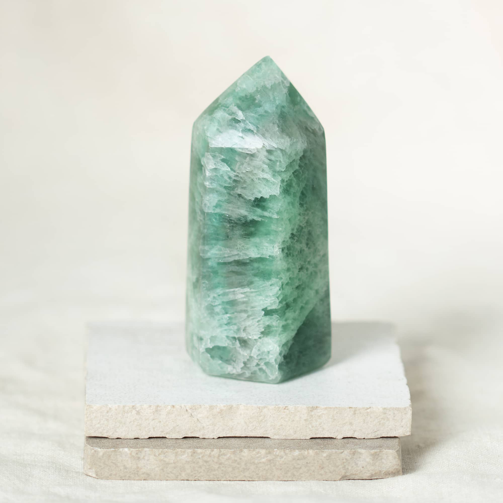 Green Fluorite Obelisk - 1 of a Kind