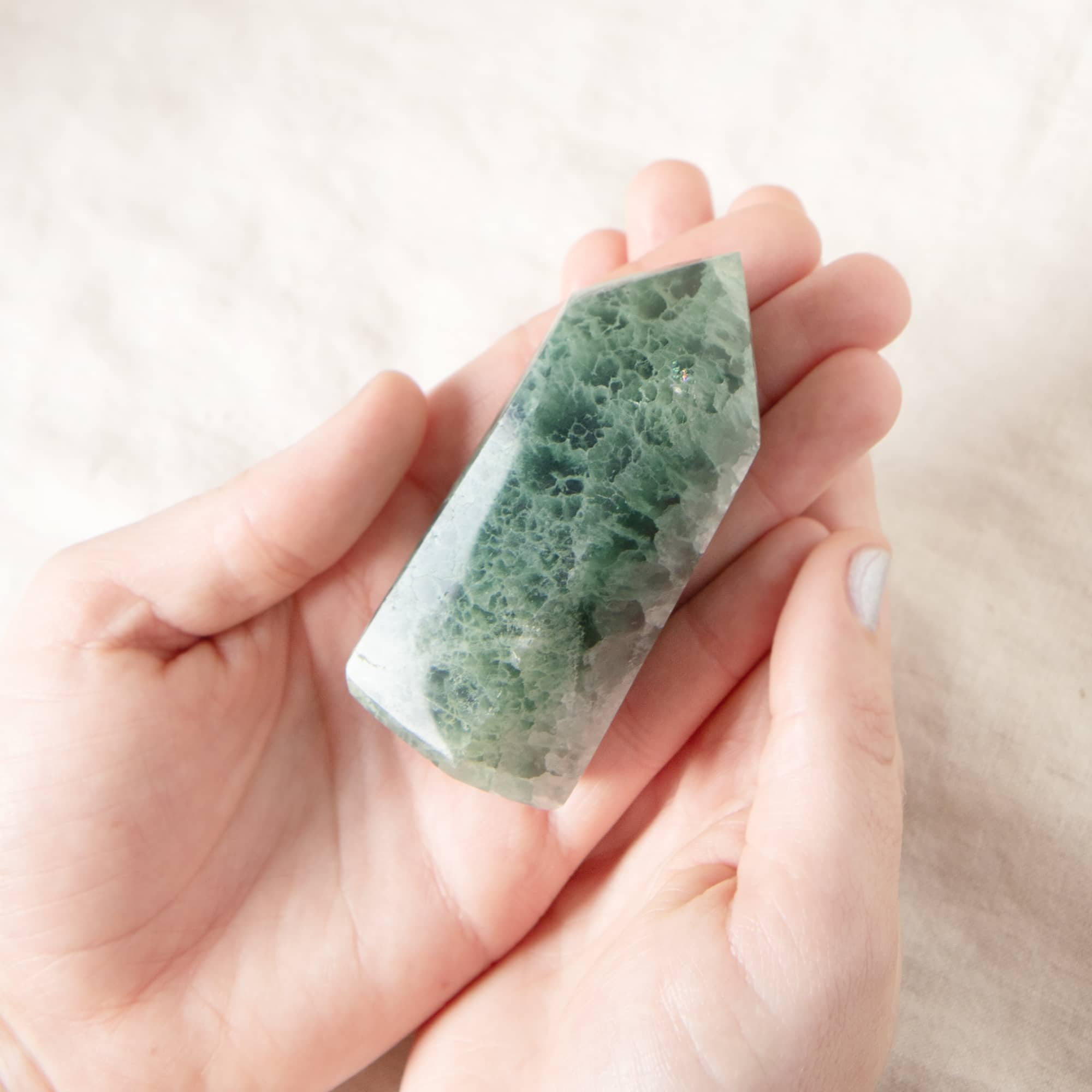 Green Fluorite Obelisk - 1 of a Kind
