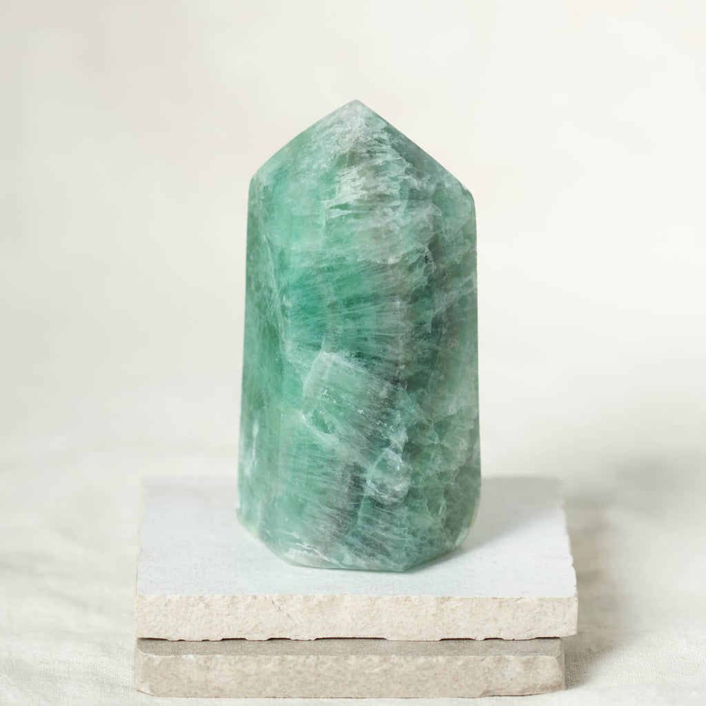 Green Fluorite Obelisk - 1 of a Kind