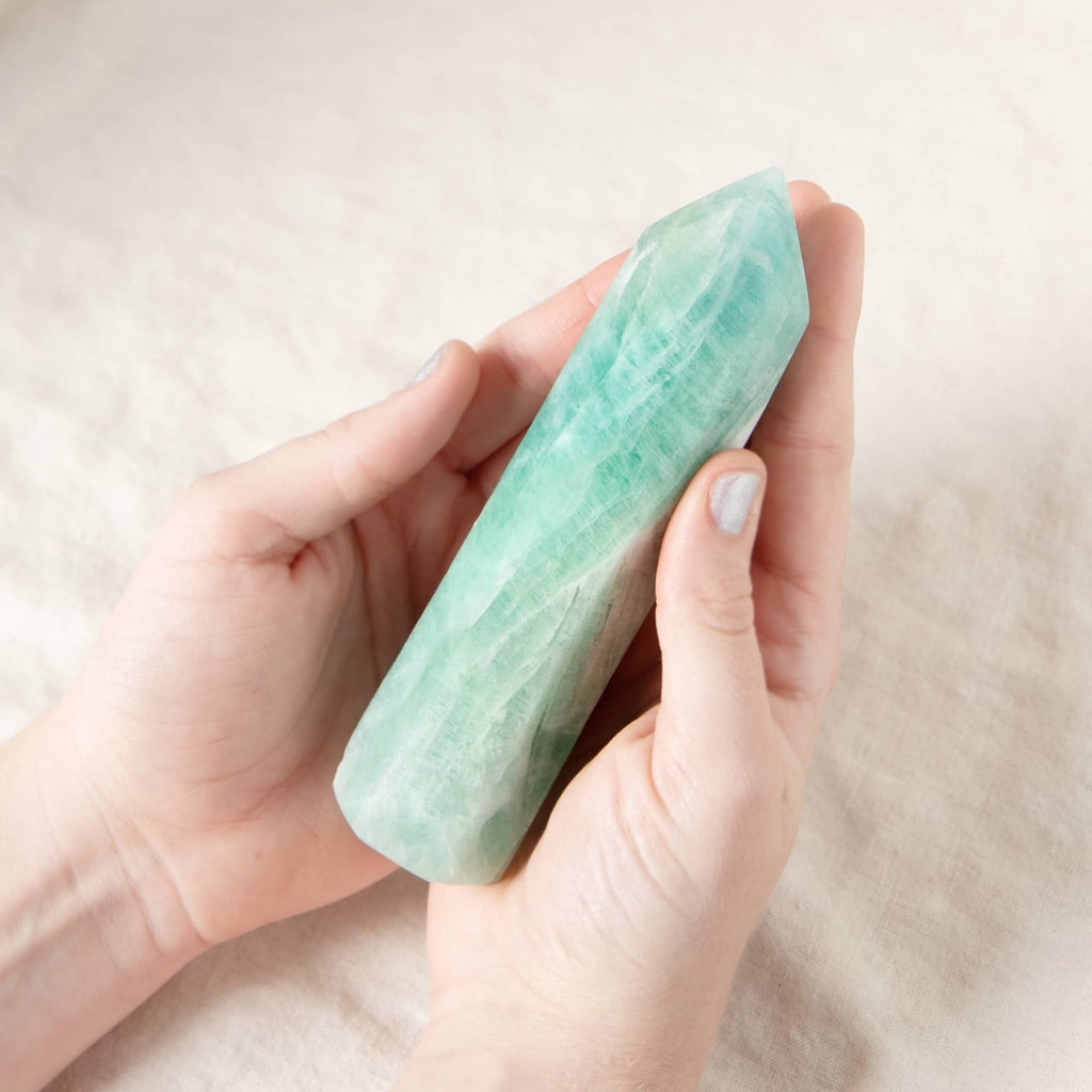 Green Fluorite Obelisk - 1 of a Kind