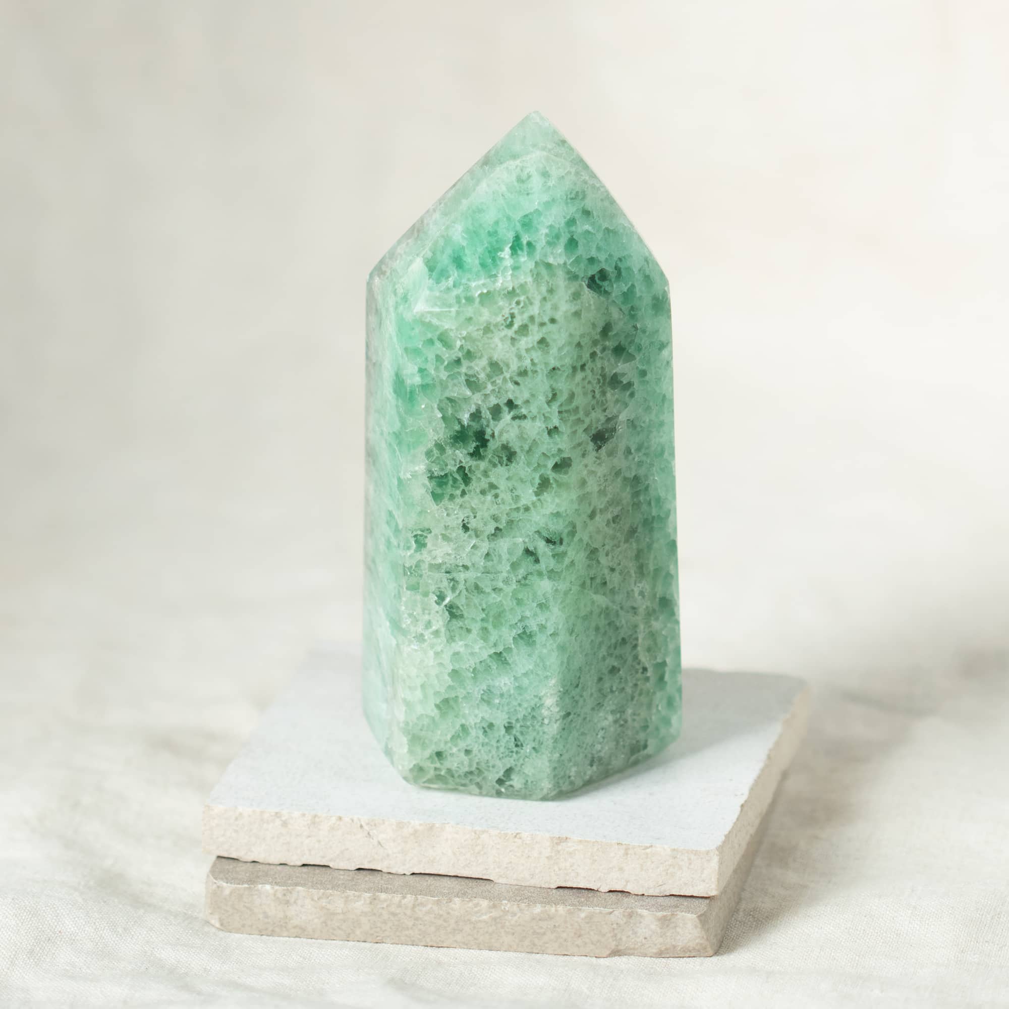 Green Fluorite Obelisk - 1 of a Kind