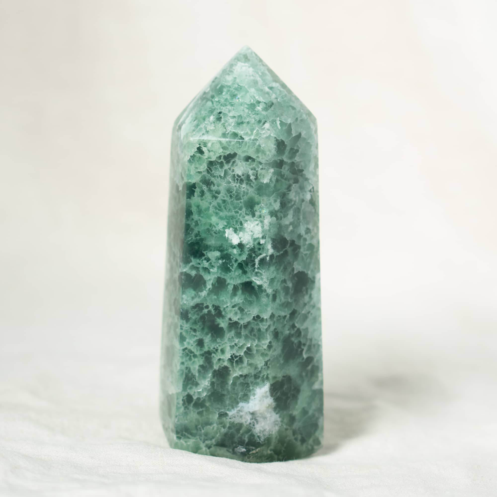 Green Fluorite Obelisk - 1 of a Kind