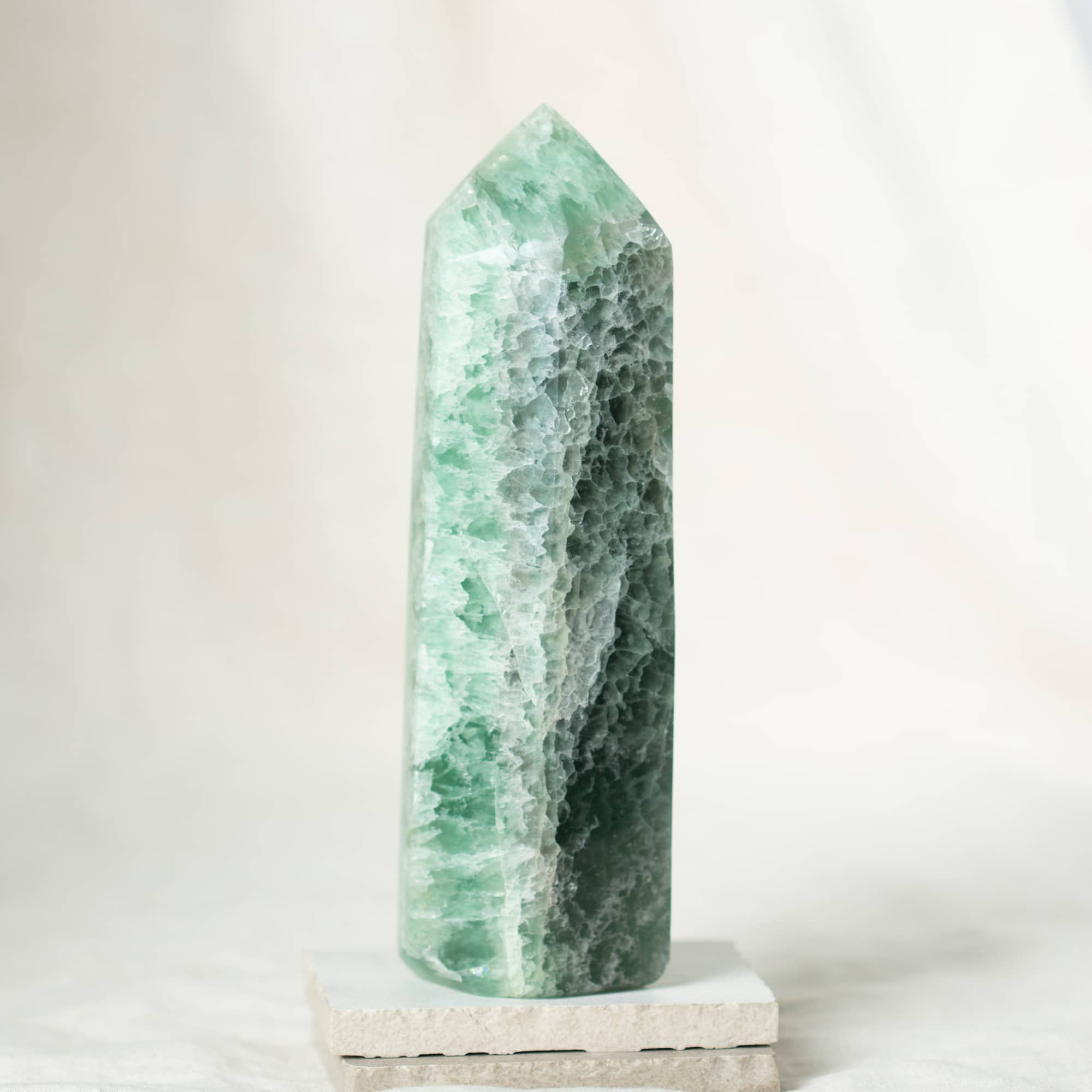 Green Fluorite Obelisk - 1 of a Kind