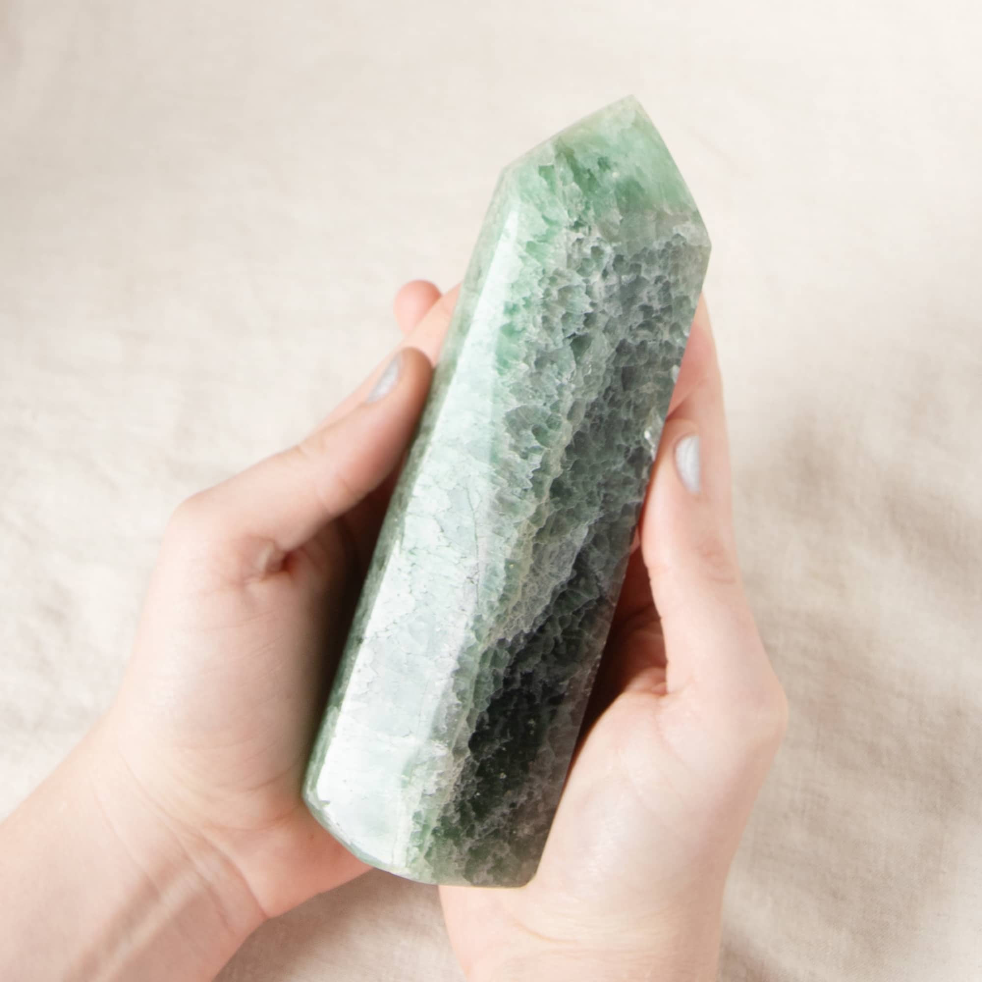 Green Fluorite Obelisk - 1 of a Kind