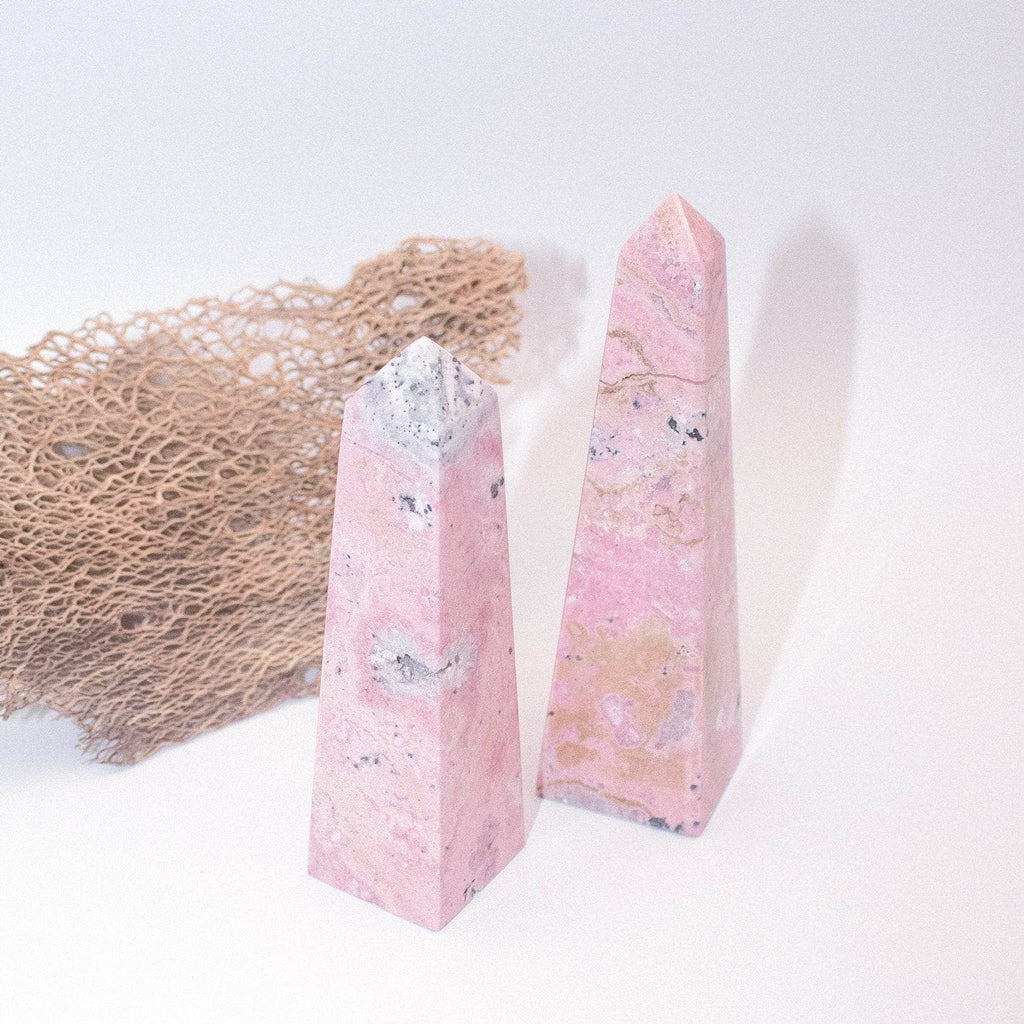 Rhodonite Tower - AAA Premium Quality