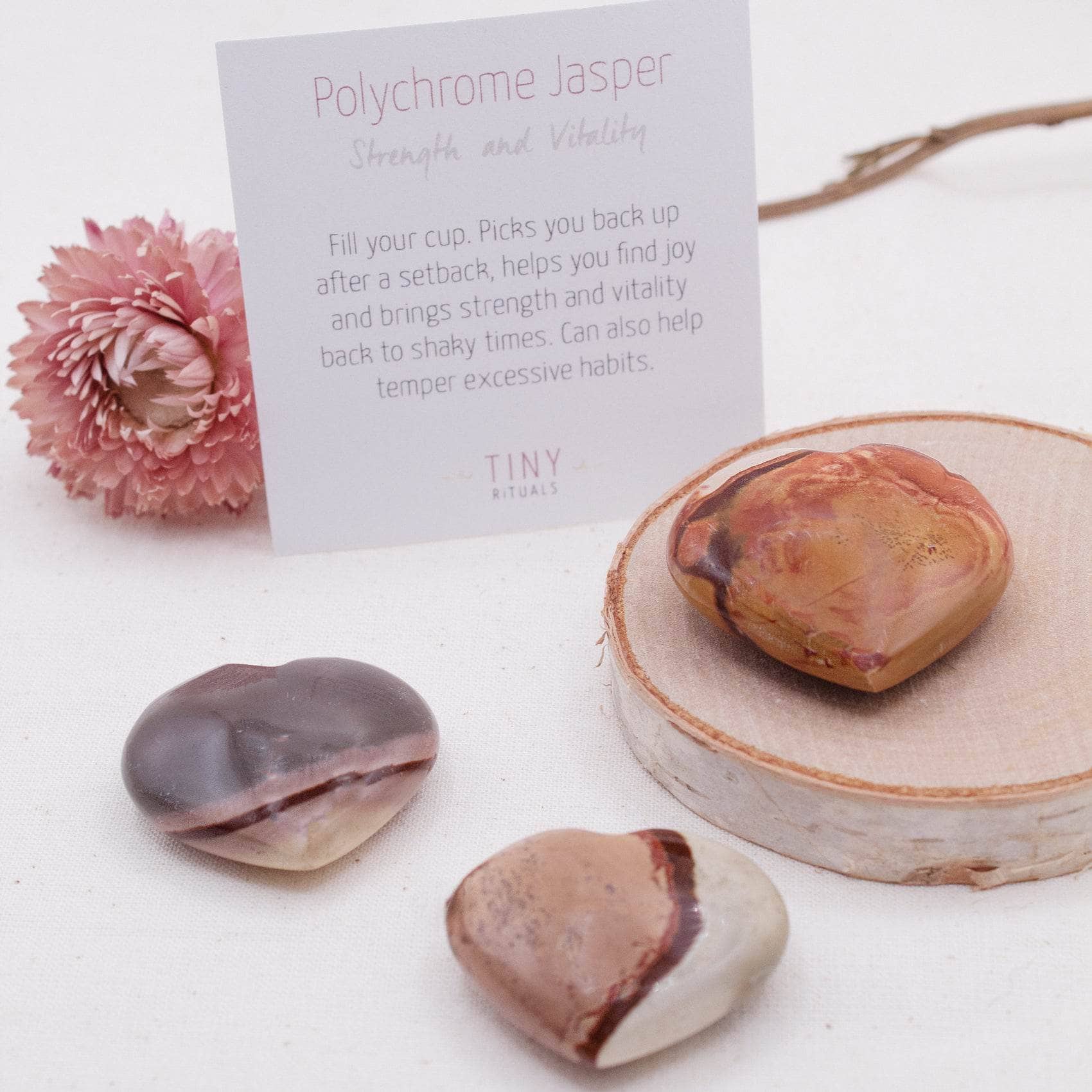 Polychrome Jasper Heart