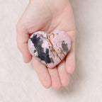 Peruvian Rhodonite Hearts - AAA Premium Quality