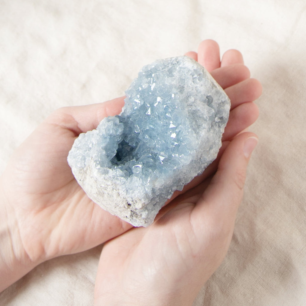 Celestine Geodes - Large - 1 of a Kind