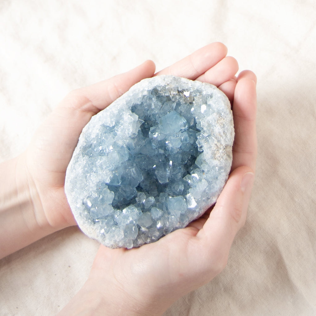 Celestine Geodes - Large - 1 of a Kind