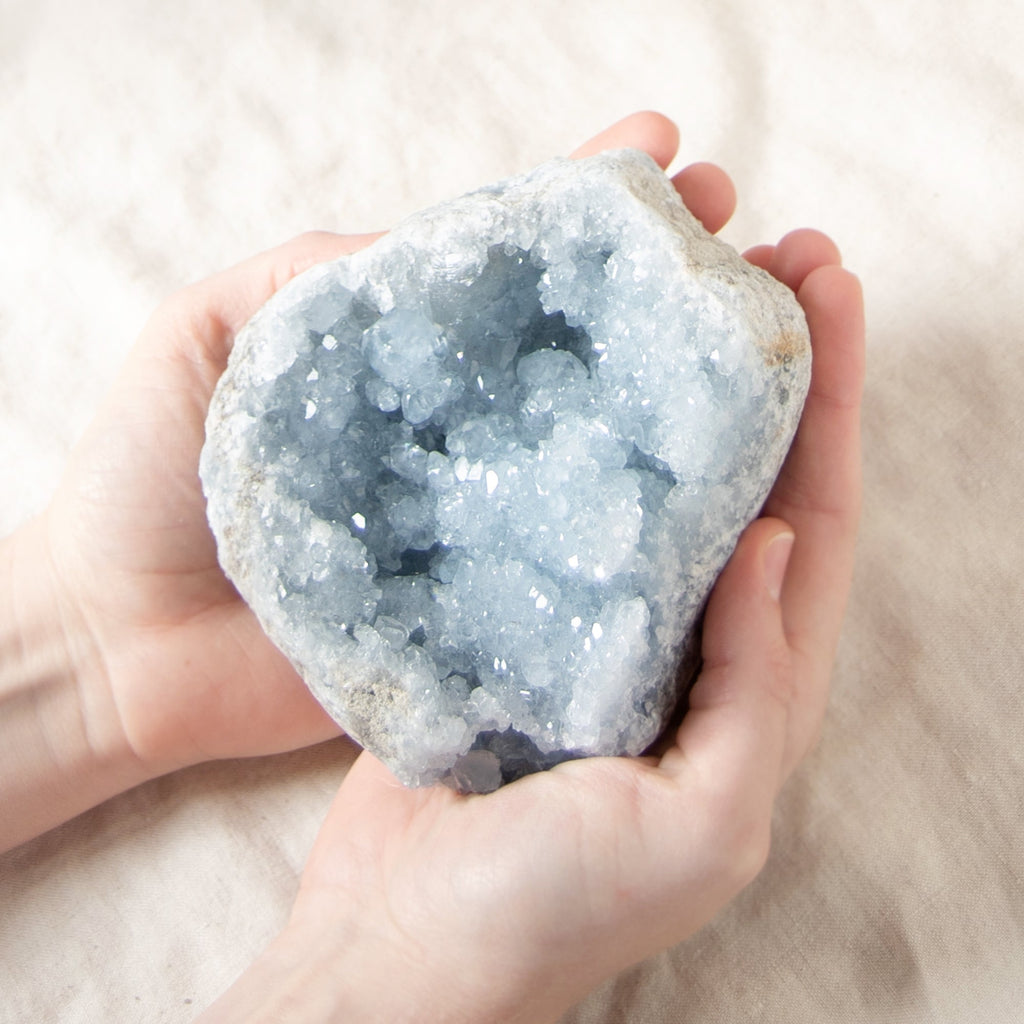 Celestine Geodes - Large - 1 of a Kind