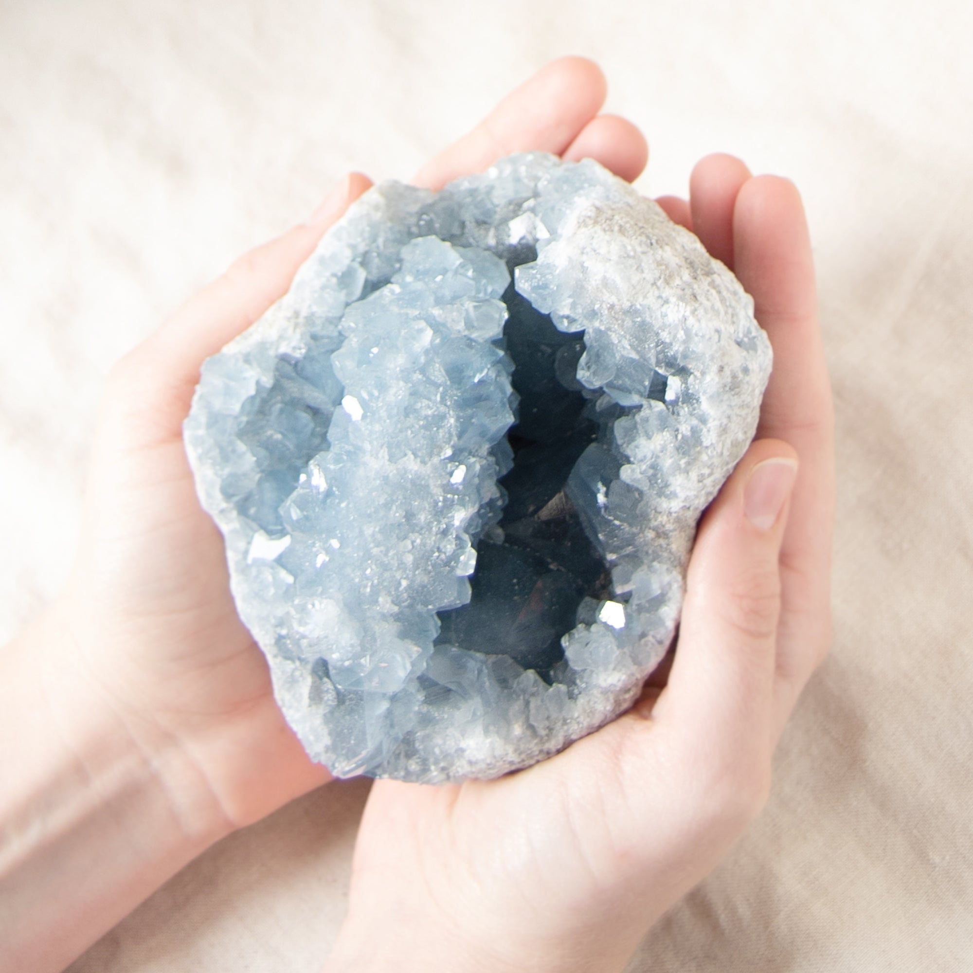 Celestine Geodes - Large - 1 of a Kind