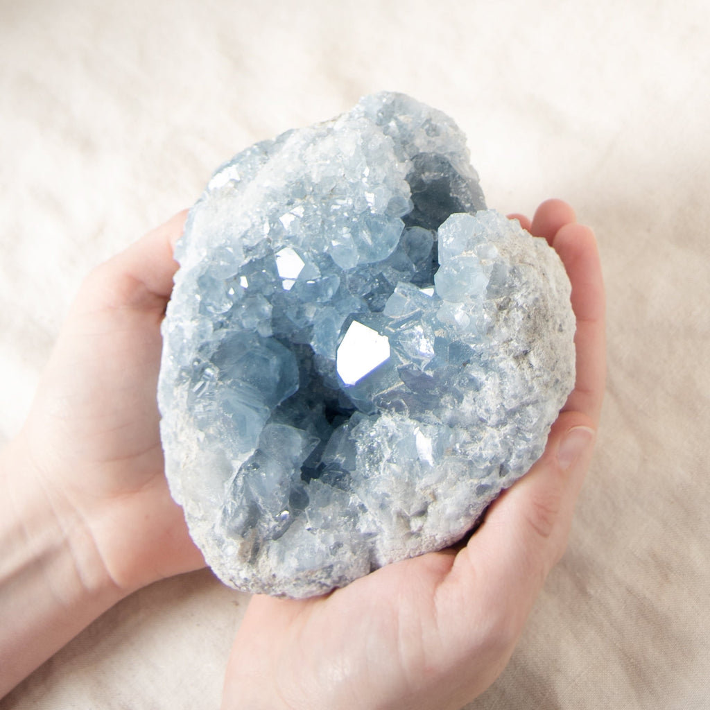 Celestine Geodes - Large - 1 of a Kind