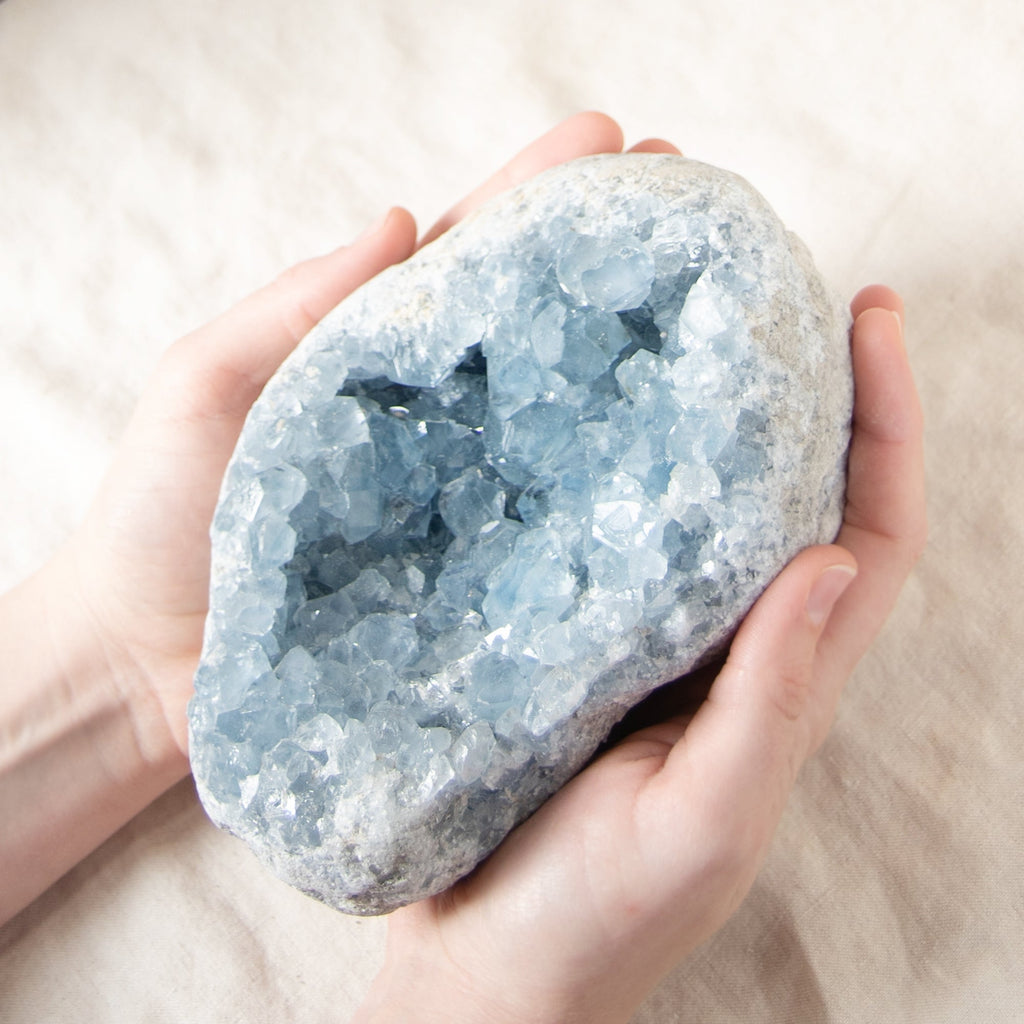 Celestine Geodes - Large - 1 of a Kind