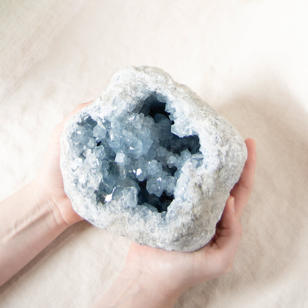 Celestine Geodes - Large - 1 of a Kind