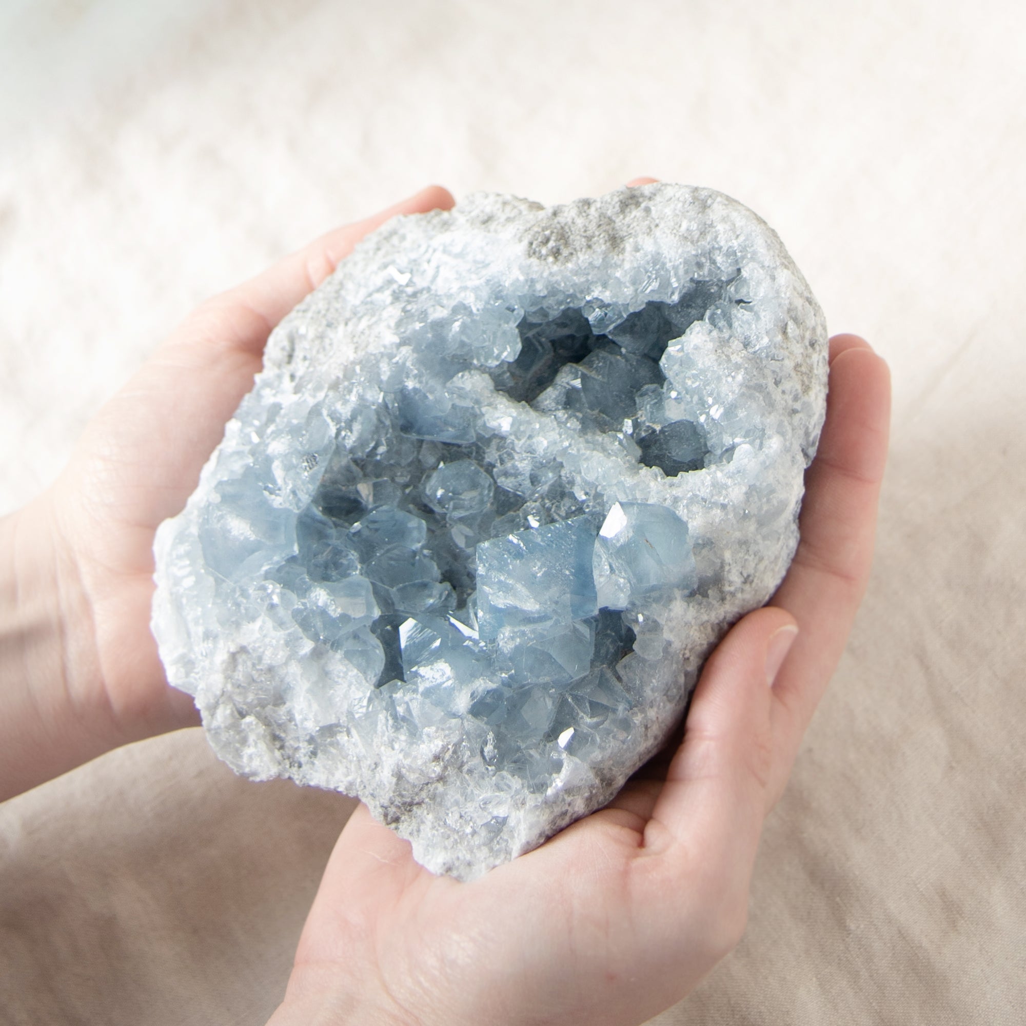 Celestine Geodes - Large - 1 of a Kind