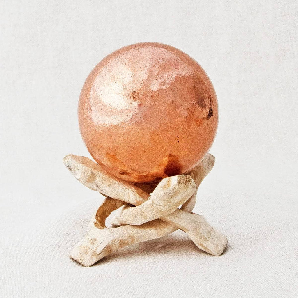 Copper Healing Sphere with Tripod