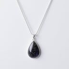 Labradorite Teardrop Pendant Necklace