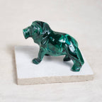 Malachite Lion - Hand Carved - 1 of a Kind