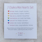 Chakra Mini Hearts Gift Set - 7 Recharging Stones