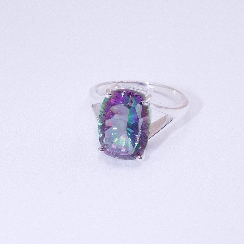 Mystic Topaz Cushion Cut Ring