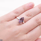Mystic Topaz Diamond Cut Ring