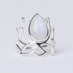 Lotus Gemstone Ring