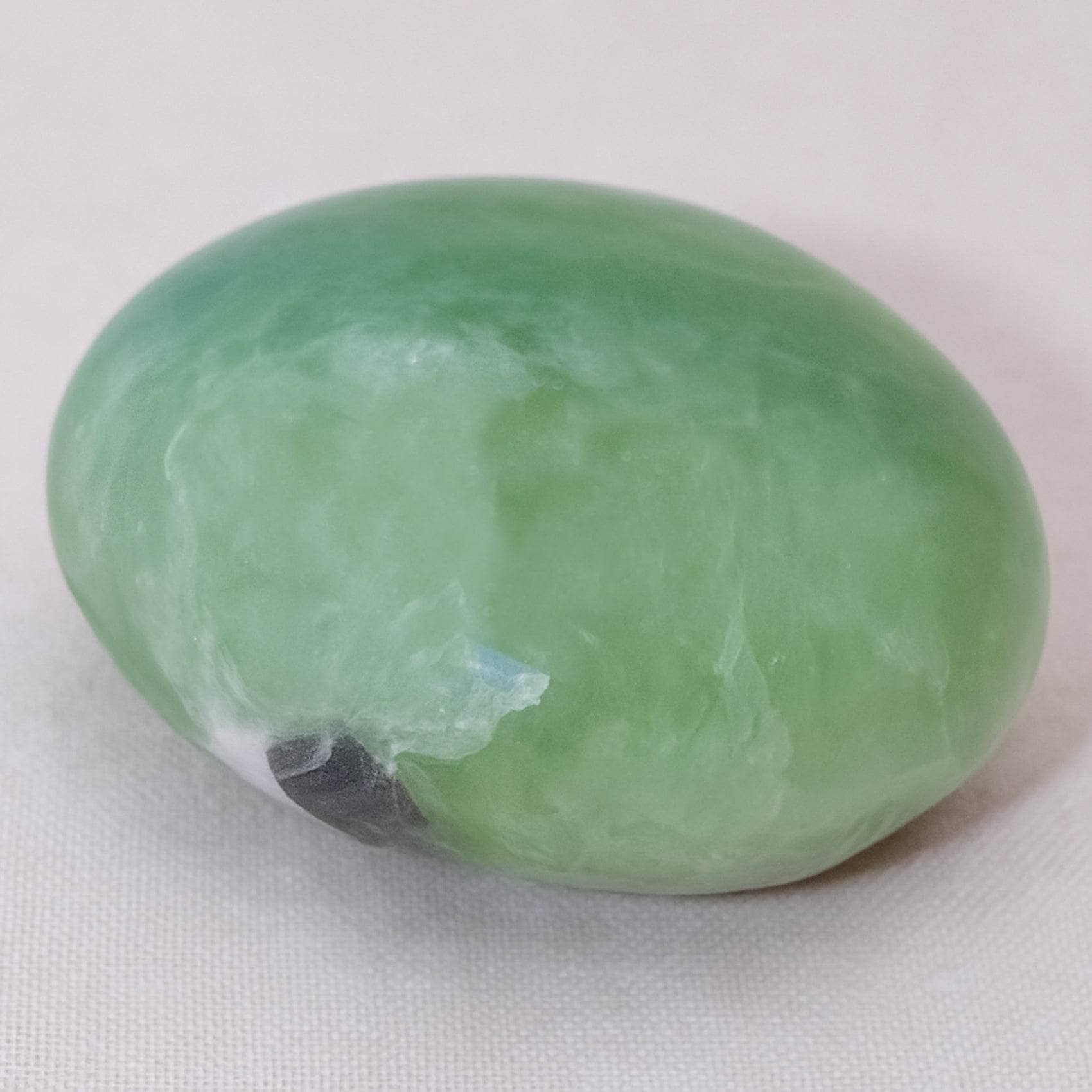 Green Fluorite Palm Stone