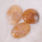 Golden Healer Quartz Palm Stone