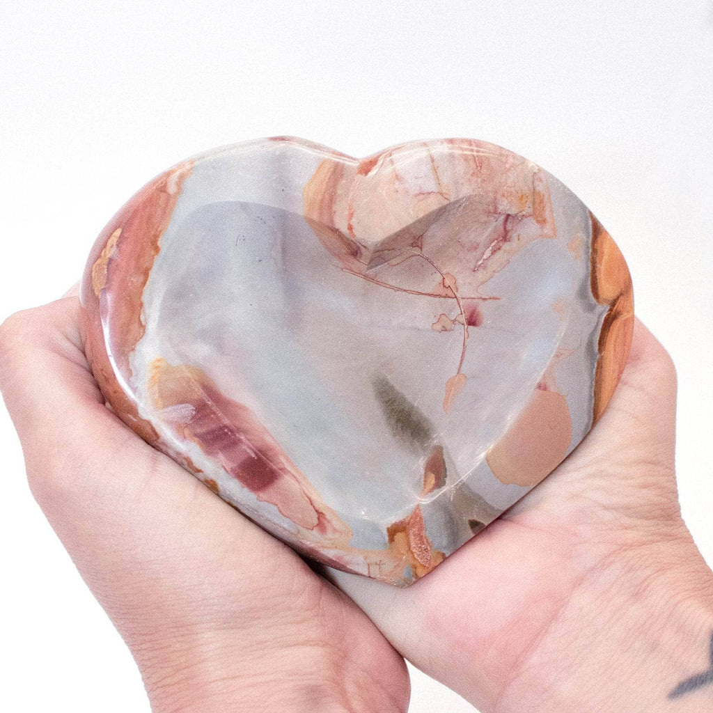 Polychrome Jasper Heart Bowl