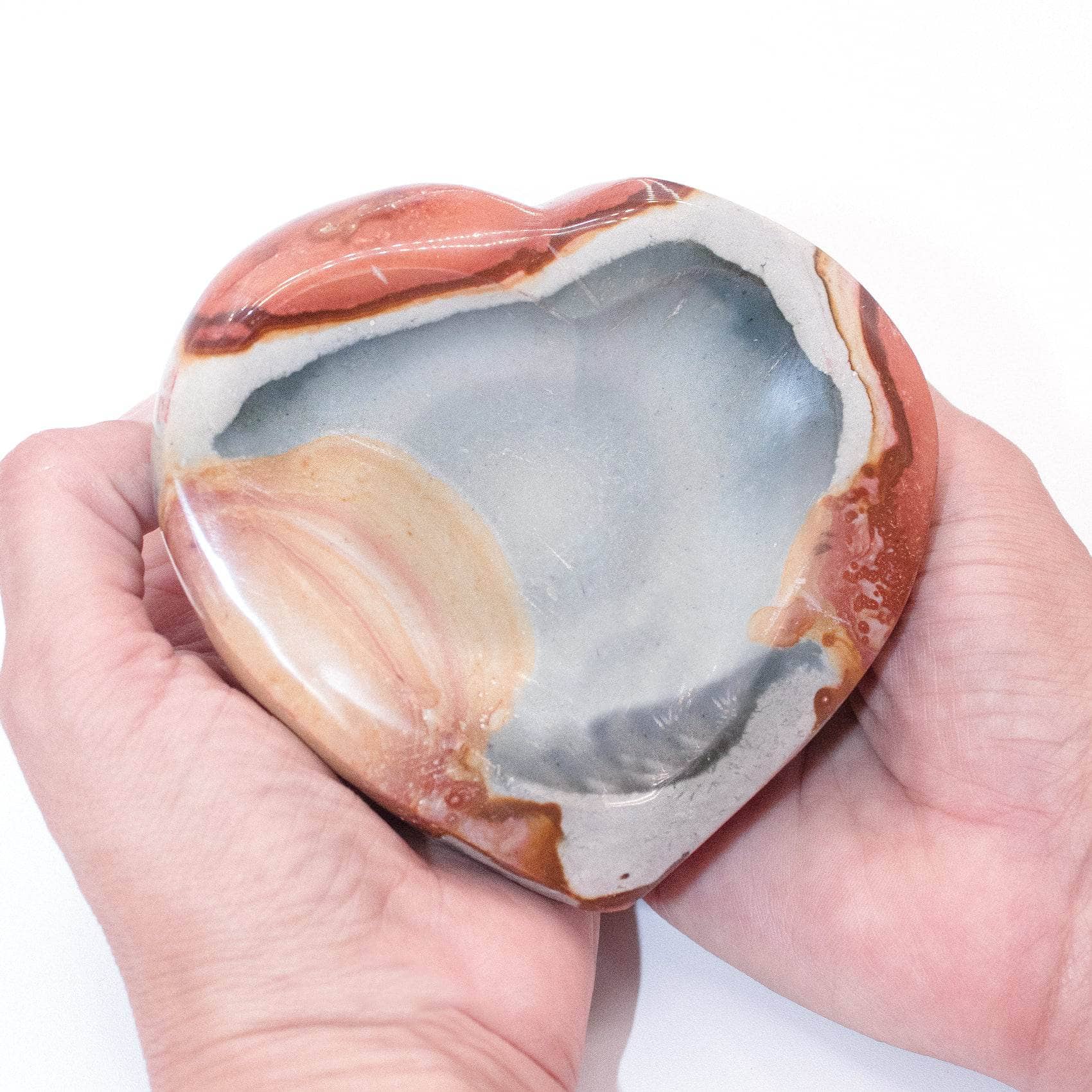 Polychrome Jasper Heart Bowl