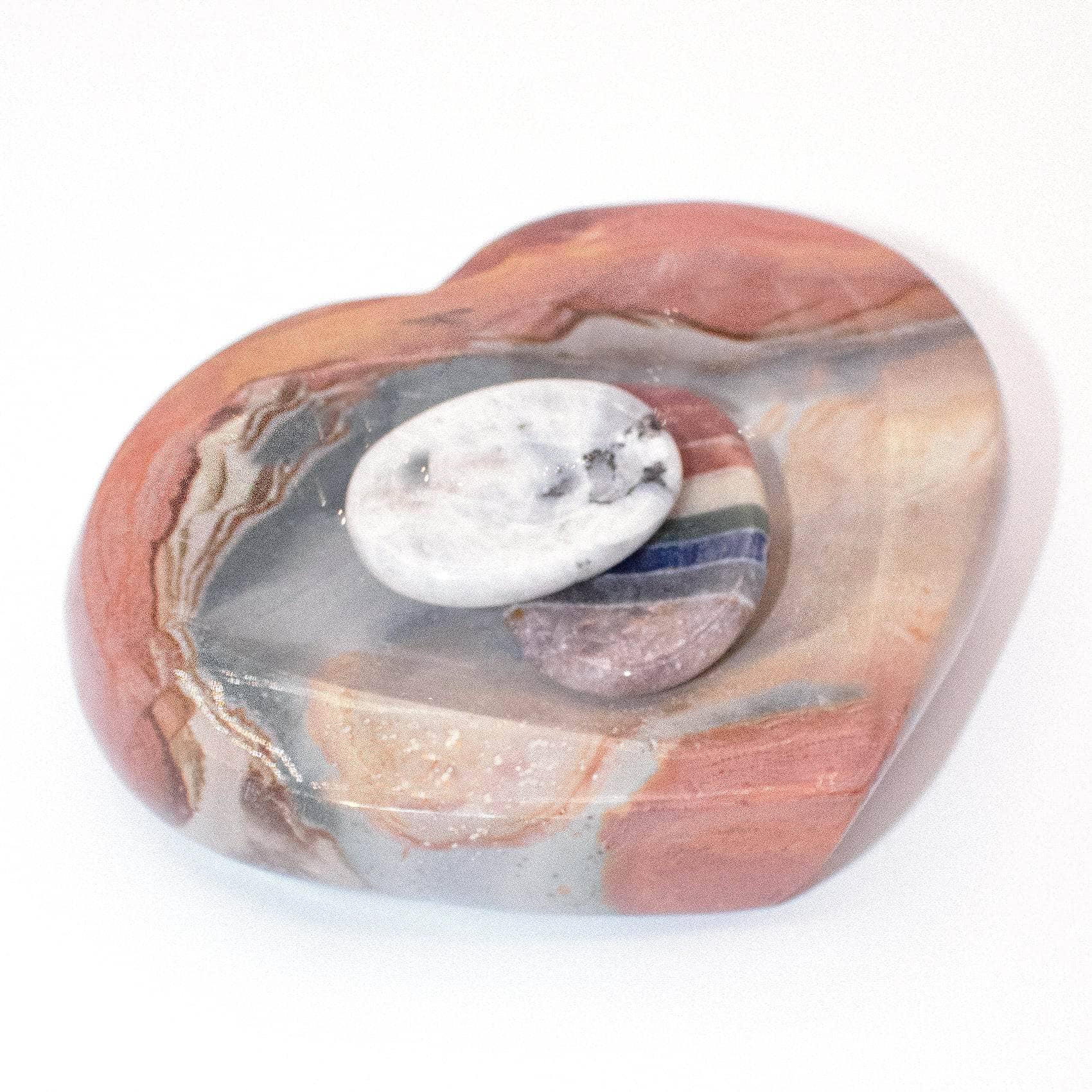 Polychrome Jasper Heart Bowl