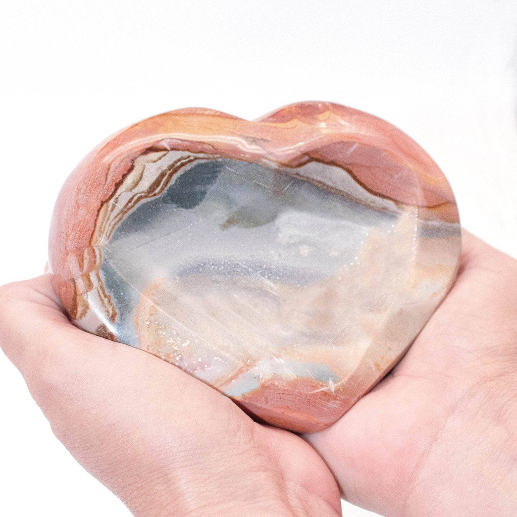 Polychrome Jasper Heart Bowl