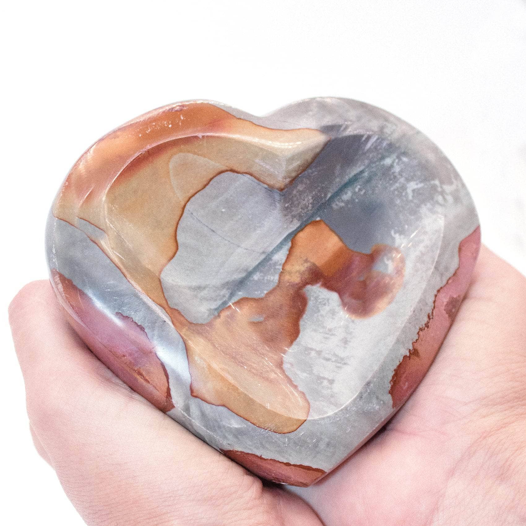 Polychrome Jasper Heart Bowl