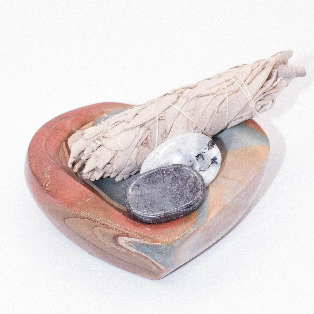 Polychrome Jasper Heart Bowl