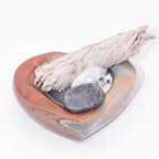 Polychrome Jasper Heart Bowl