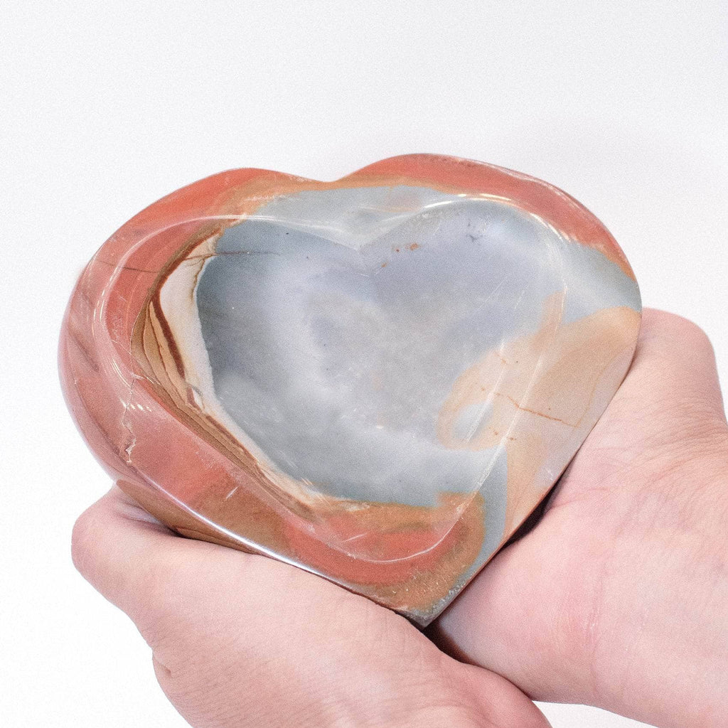 Polychrome Jasper Heart Bowl