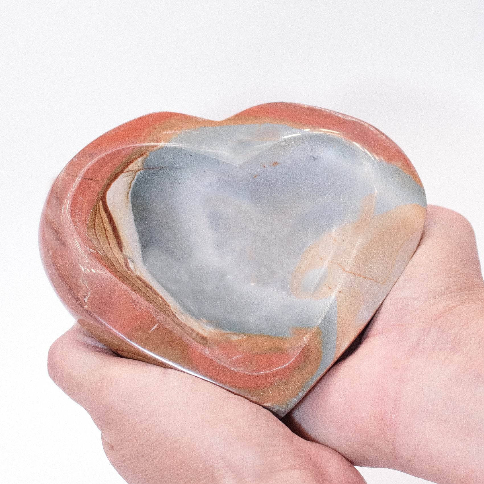 Polychrome Jasper Heart Bowl