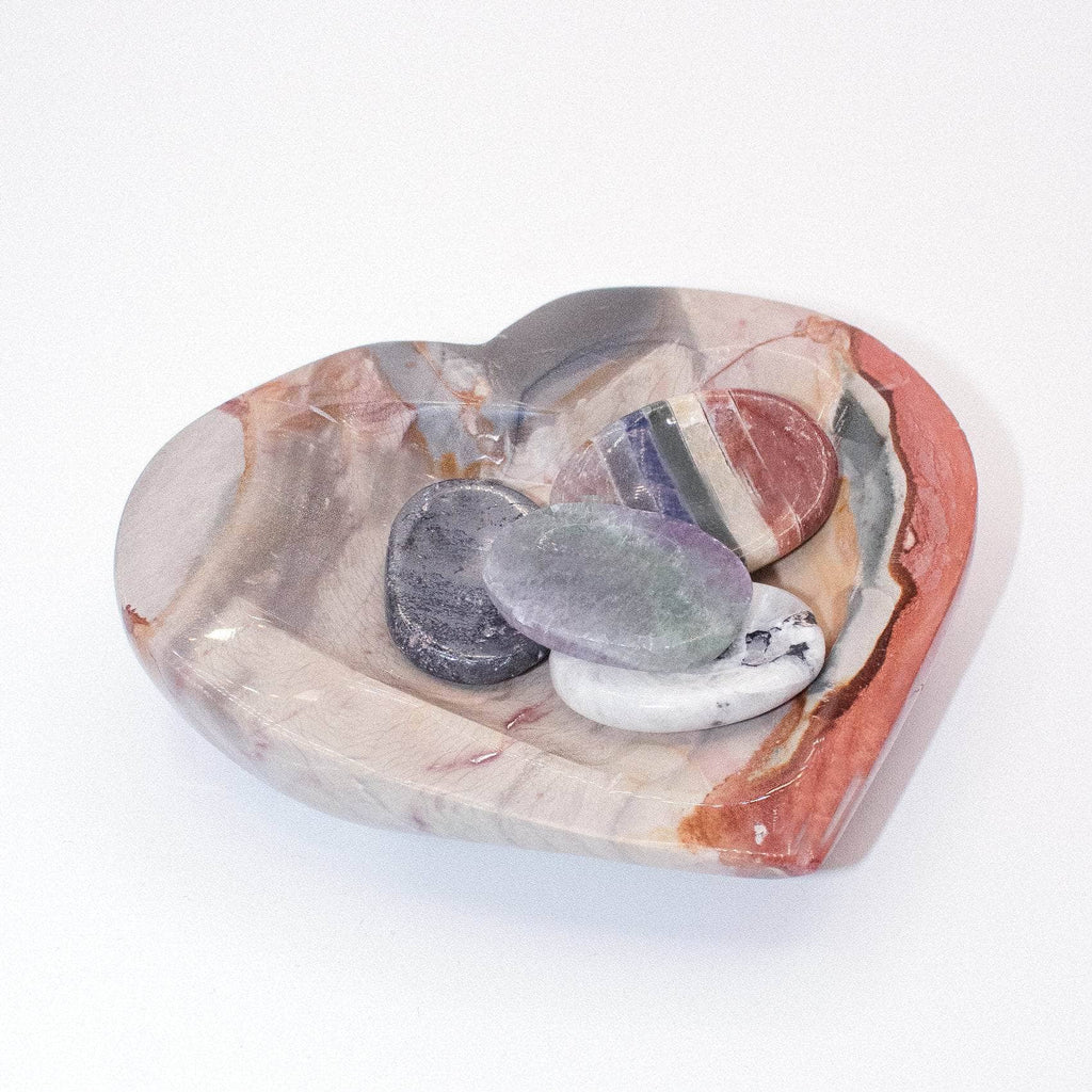 Polychrome Jasper Heart Bowl