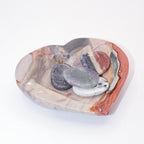 Polychrome Jasper Heart Bowl
