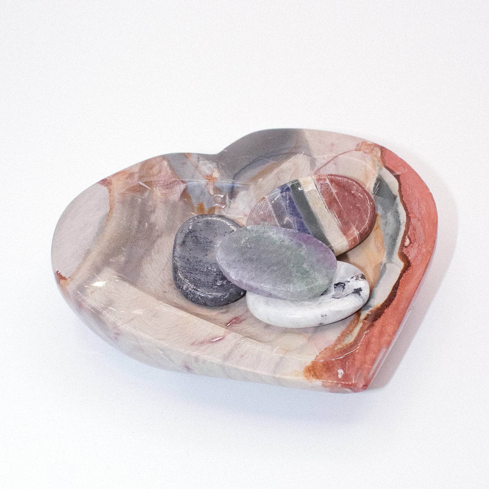 Polychrome Jasper Heart Bowl