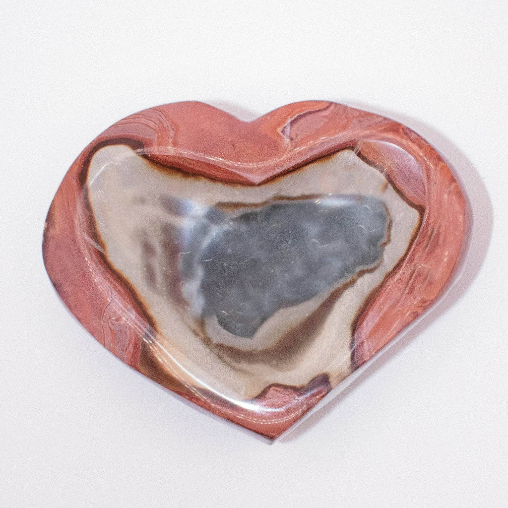 Polychrome Jasper Heart Bowl