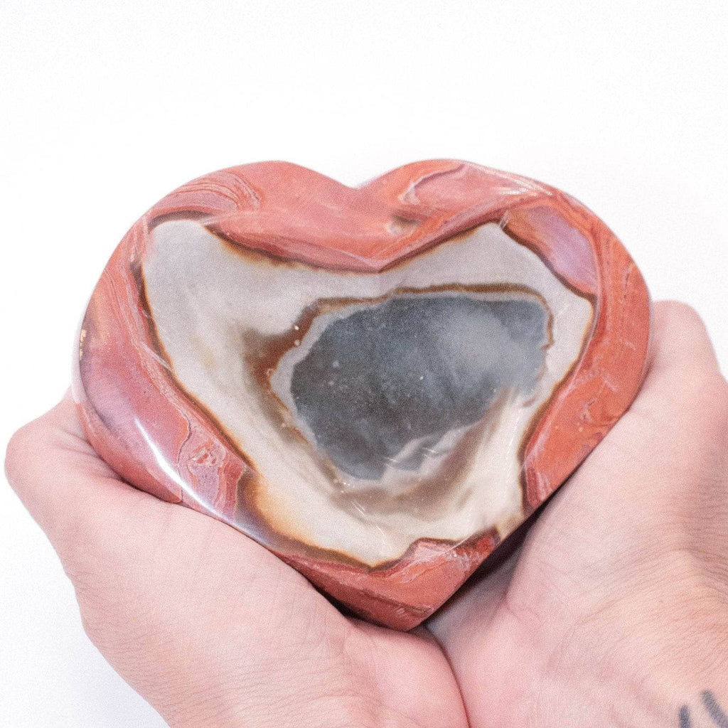 Polychrome Jasper Heart Bowl