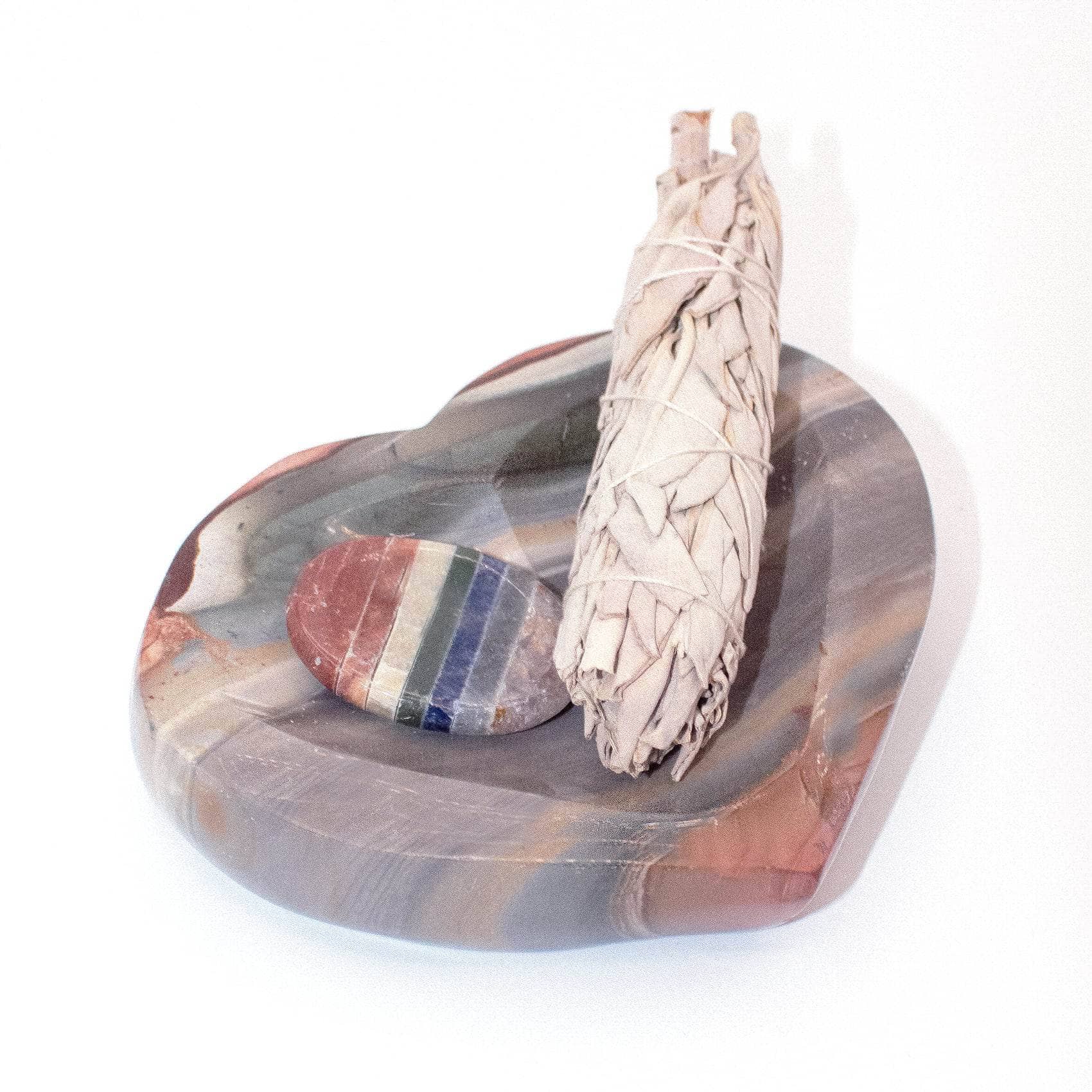 Polychrome Jasper Heart Bowl