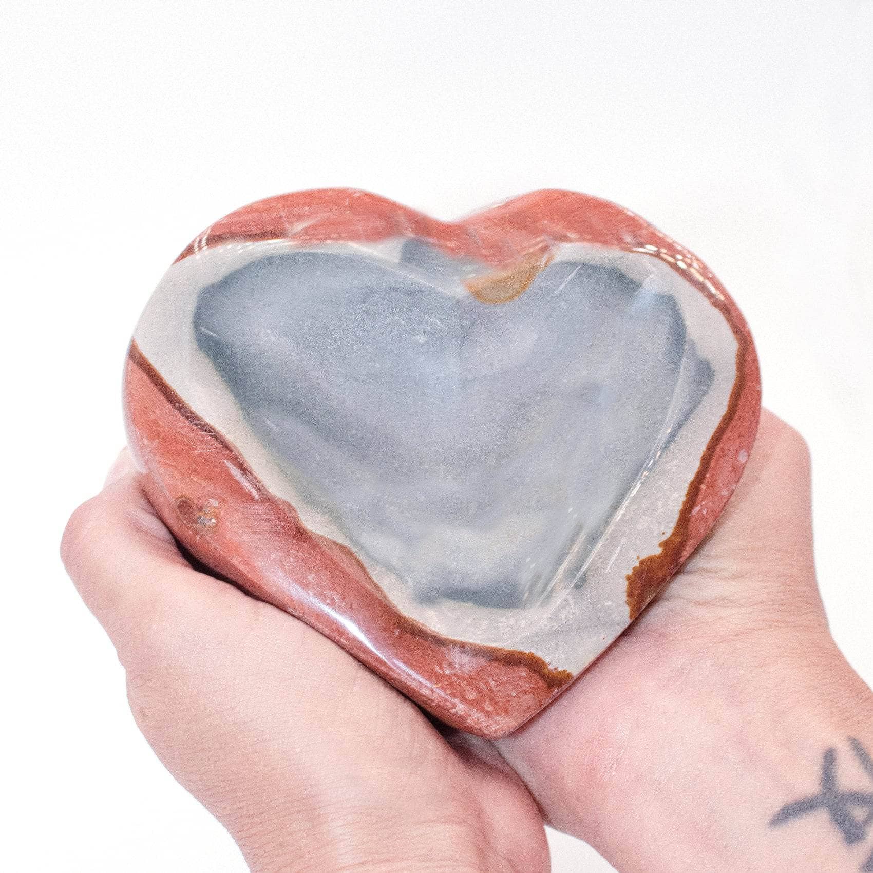 Polychrome Jasper Heart Bowl