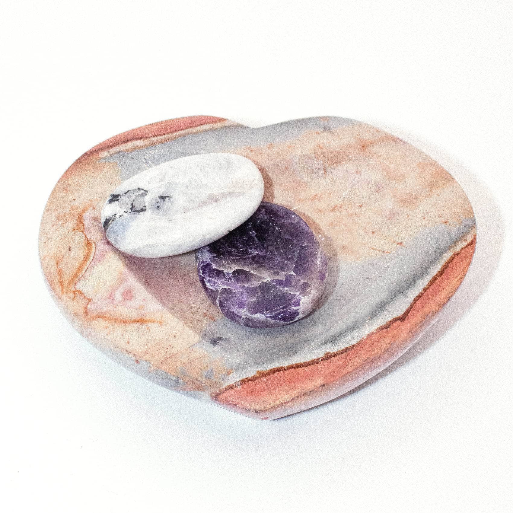 Polychrome Jasper Heart Bowl