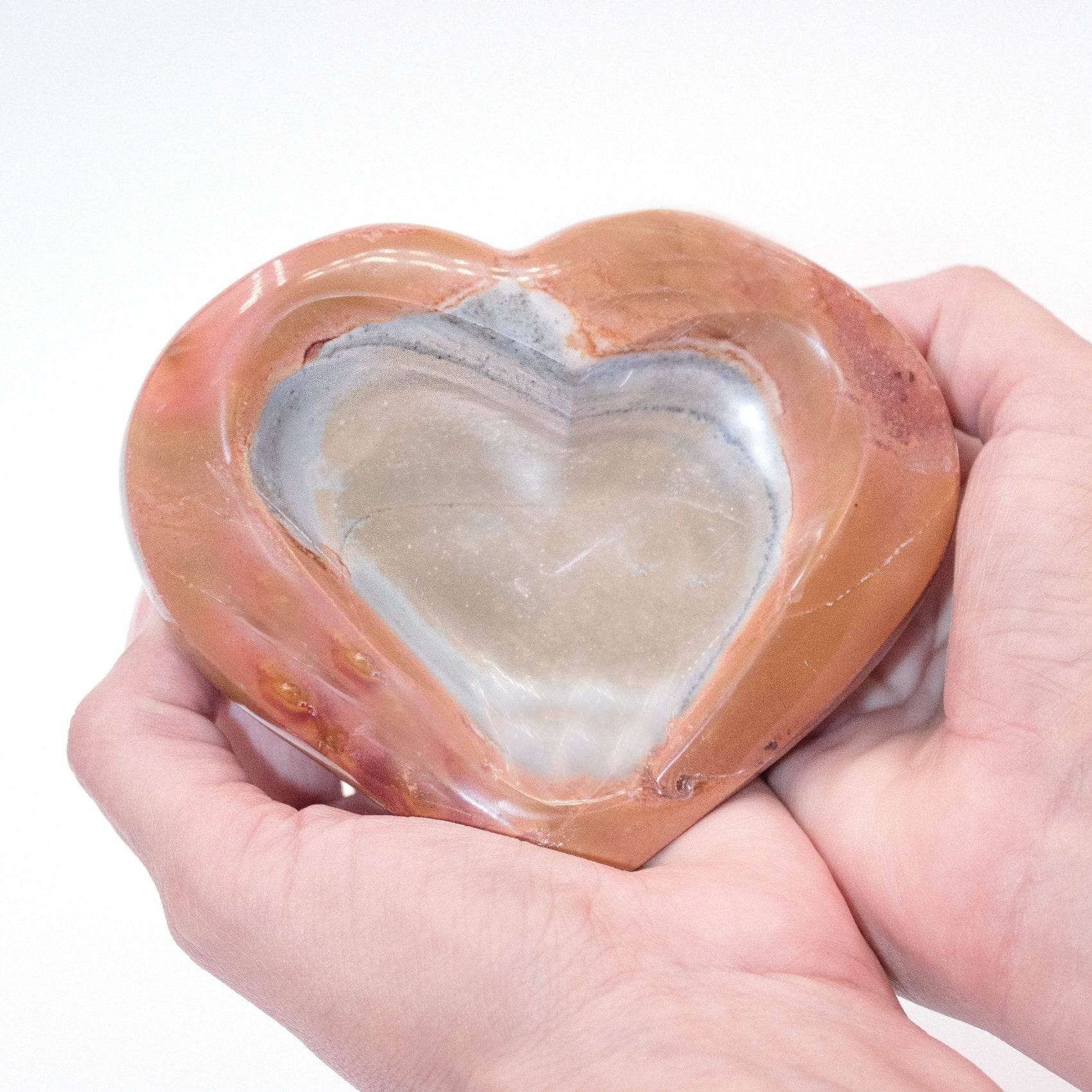 Polychrome Jasper Heart Bowl