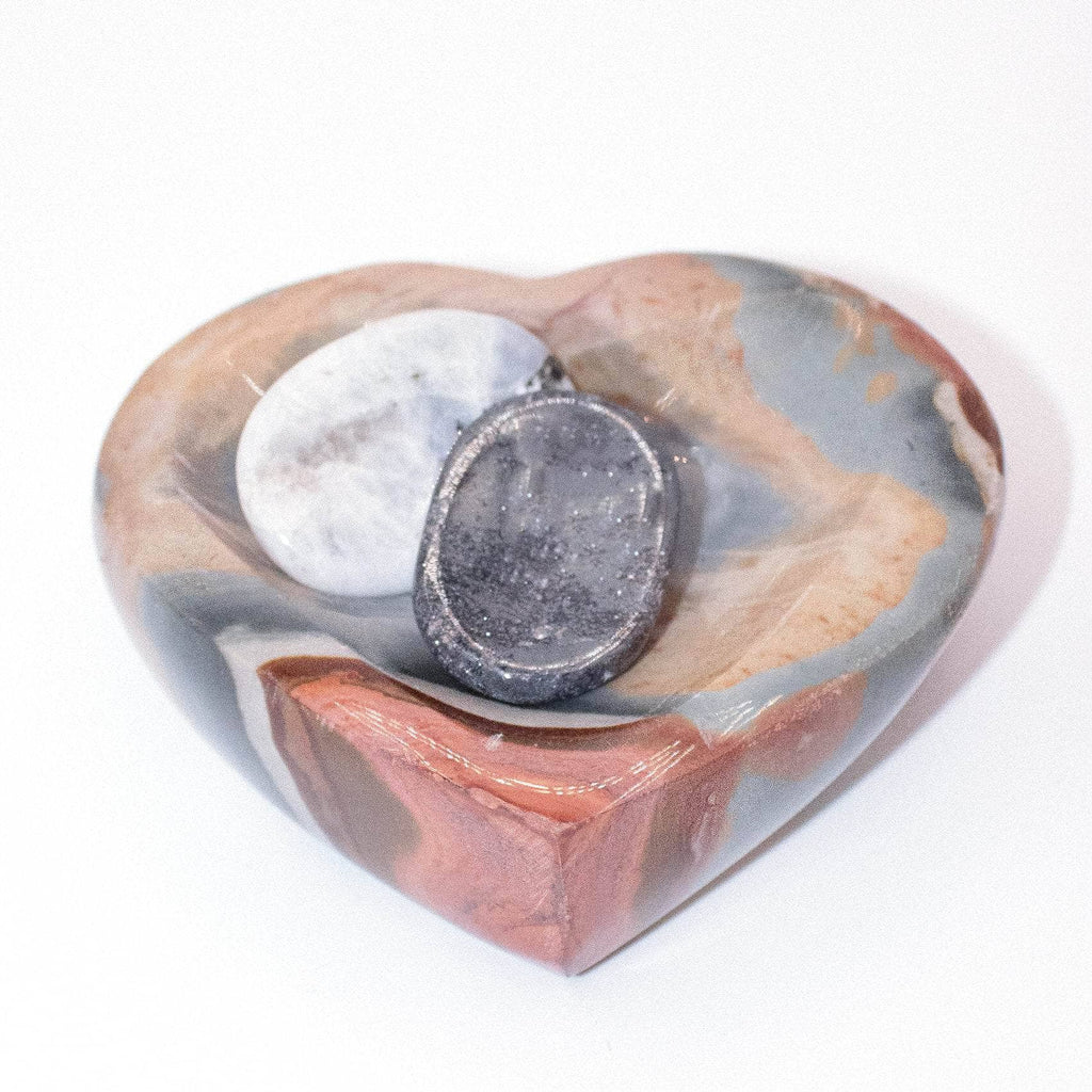 Polychrome Jasper Heart Bowl