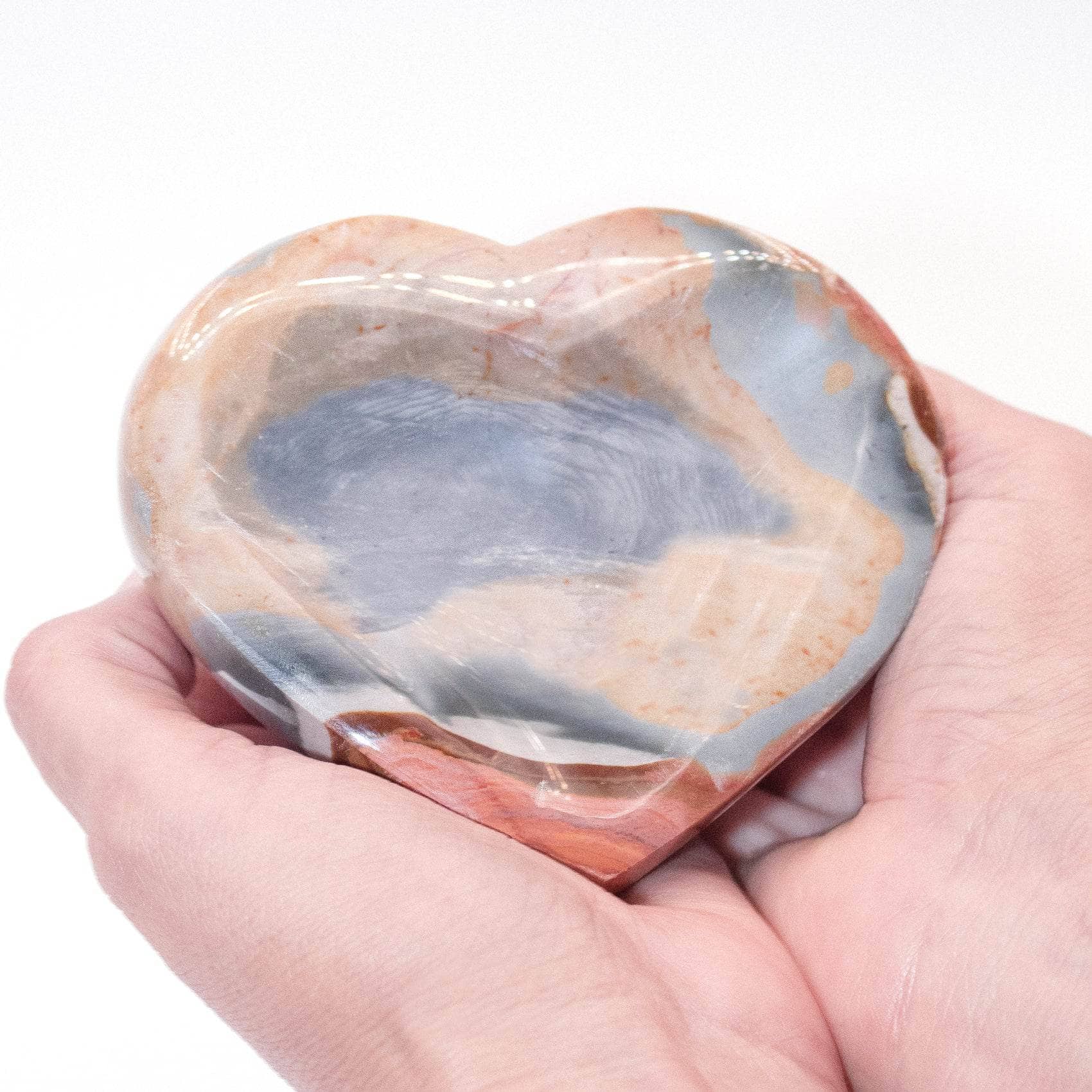 Polychrome Jasper Heart Bowl