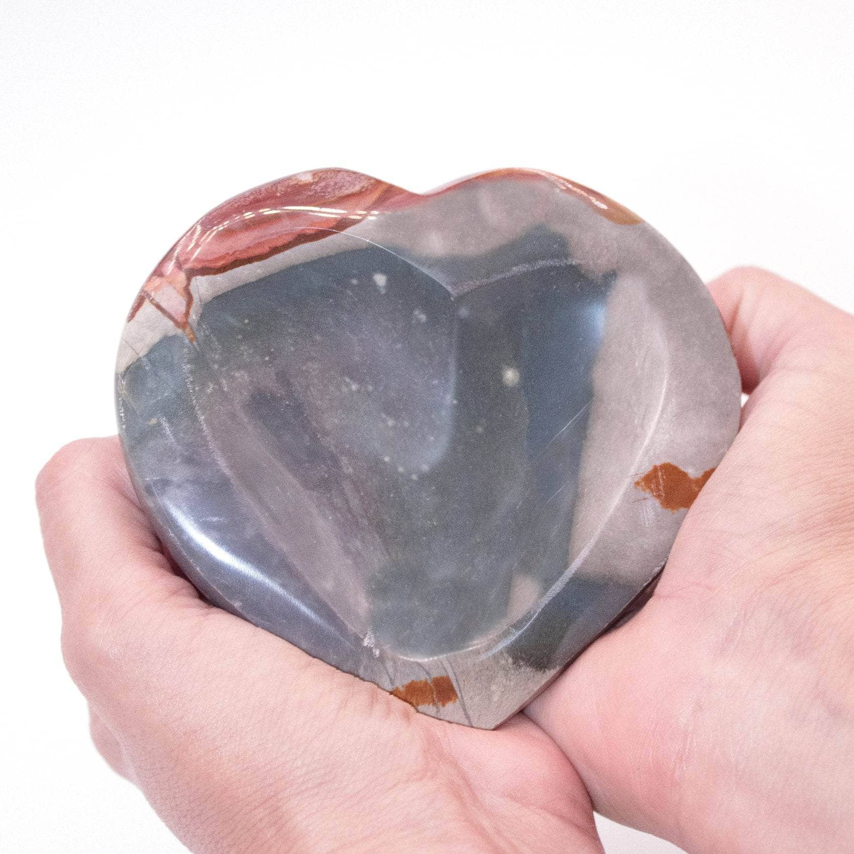 Polychrome Jasper Heart Bowl