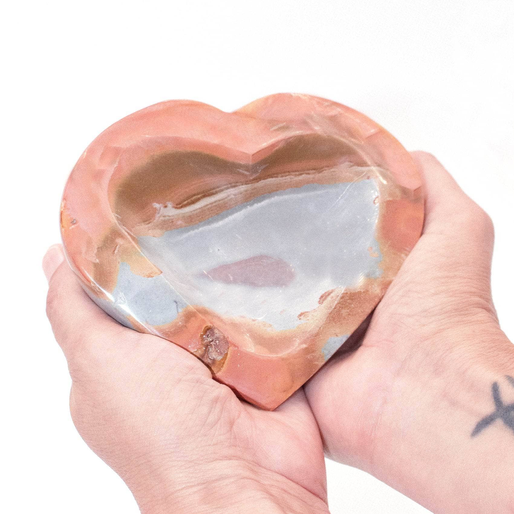 Polychrome Jasper Heart Bowl